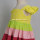 2019 wholesale boutique yellow sleeveless girl dress